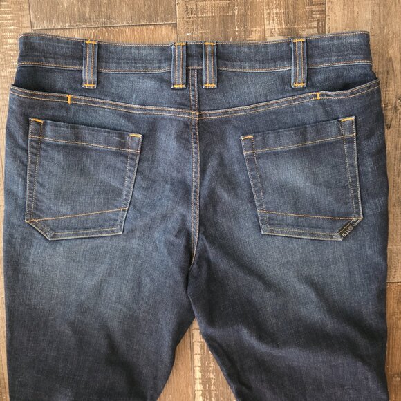 Men's 5.11 Tactical Blue Jeans 35x30 - Picture 3 of 9